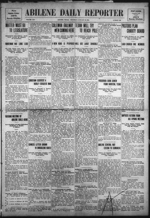 Abilene Daily Reporter (Abilene, Tex.), Vol. 14, No. 123, Ed. 1 Thursday, January 13, 1910
