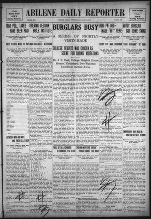 Abilene Daily Reporter (Abilene, Tex.), Vol. 14, No. 129, Ed. 1 Wednesday, January 19, 1910