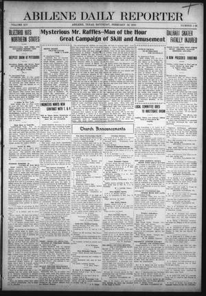 Abilene Daily Reporter (Abilene, Tex.), Vol. 14, No. 153, Ed. 1 Saturday, February 12, 1910