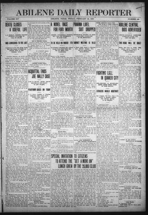 Abilene Daily Reporter (Abilene, Tex.), Vol. 14, No. 166, Ed. 1 Friday, February 25, 1910