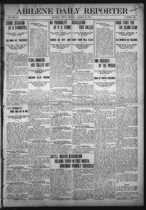 Abilene Daily Reporter (Abilene, Tex.), Vol. 14, No. 183, Ed. 1 Monday, March 14, 1910
