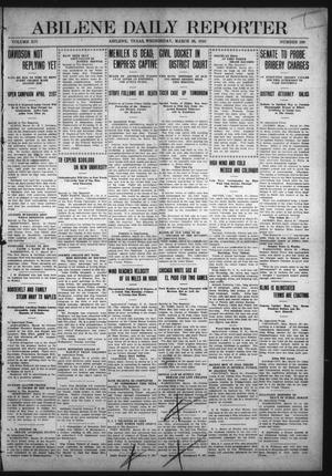 Abilene Daily Reporter (Abilene, Tex.), Vol. 14, No. 199, Ed. 1 Wednesday, March 30, 1910