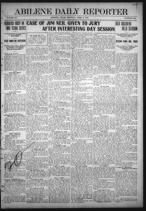 Abilene Daily Reporter (Abilene, Tex.), Vol. 14, No. 204, Ed. 1 Monday, April 4, 1910