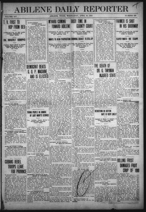 Abilene Daily Reporter (Abilene, Tex.), Vol. 14, No. 220, Ed. 1 Wednesday, April 20, 1910