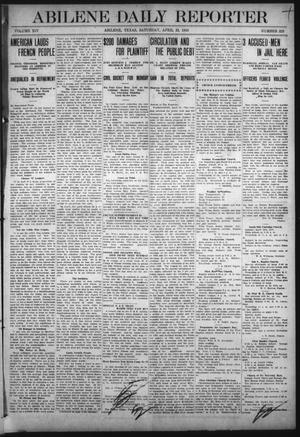 Abilene Daily Reporter (Abilene, Tex.), Vol. 14, No. 223, Ed. 1 Saturday, April 23, 1910