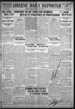 Abilene Daily Reporter (Abilene, Tex.), Vol. 14, No. 240, Ed. 1 Friday, May 20, 1910