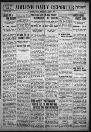 Abilene Daily Reporter (Abilene, Tex.), Vol. 14, No. 267, Ed. 1 Wednesday, June 8, 1910