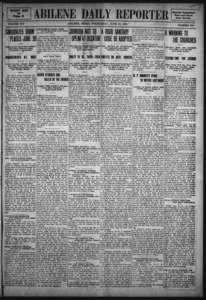 Abilene Daily Reporter (Abilene, Tex.), Vol. 14, No. 276, Ed. 1 Wednesday, June 15, 1910