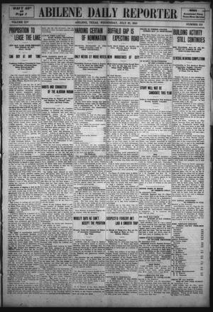 Abilene Daily Reporter (Abilene, Tex.), Vol. 14, No. 318, Ed. 1 Wednesday, July 27, 1910