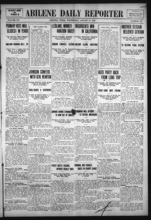 Abilene Daily Reporter (Abilene, Tex.), Vol. 14, No. 339, Ed. 1 Wednesday, August 17, 1910
