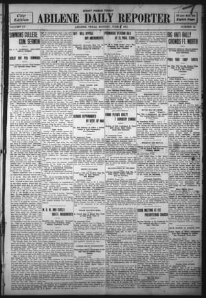Primary view of object titled 'Abilene Daily Reporter (Abilene, Tex.), Vol. 15, No. 25, Ed. 1 Monday, June 5, 1911'.