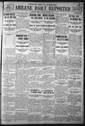 Abilene Daily Reporter (Abilene, Tex.), Vol. 15, No. 250, Ed. 1 Sunday, June 25, 1911