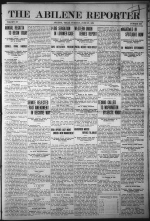 Abilene Daily Reporter (Abilene, Tex.), Vol. 15, No. 252, Ed. 1 Tuesday, June 27, 1911