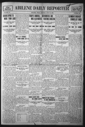 Primary view of object titled 'Abilene Daily Reporter (Abilene, Tex.), Vol. 15, No. 269, Ed. 1 Monday, July 17, 1911'.