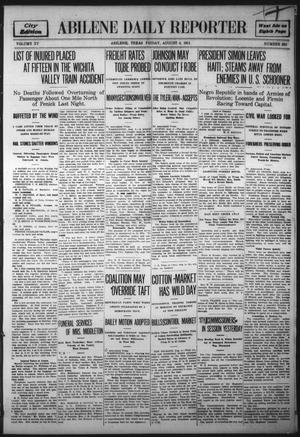 Abilene Daily Reporter (Abilene, Tex.), Vol. 15, No. 285, Ed. 1 Friday, August 4, 1911