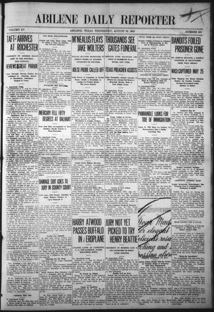 Abilene Daily Reporter (Abilene, Tex.), Vol. 15, No. 301, Ed. 1 Wednesday, August 23, 1911