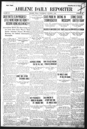 Abilene Daily Reporter (Abilene, Tex.), Vol. 15, No. 337, Ed. 1 Wednesday, October 4, 1911