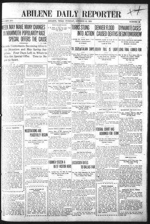 Abilene Daily Reporter (Abilene, Tex.), Vol. 16, No. 28, Ed. 1 Tuesday, October 10, 1911