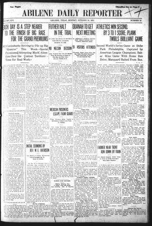 Abilene Daily Reporter (Abilene, Tex.), Vol. 16, No. 33, Ed. 1 Monday, October 16, 1911