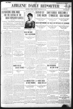 Abilene Daily Reporter (Abilene, Tex.), Vol. 16, No. 37, Ed. 1 Friday, October 20, 1911