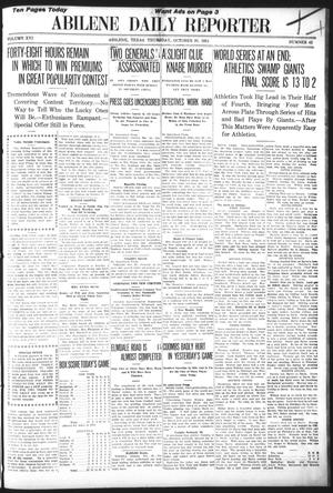 Abilene Daily Reporter (Abilene, Tex.), Vol. 16, No. 42, Ed. 1 Thursday, October 26, 1911