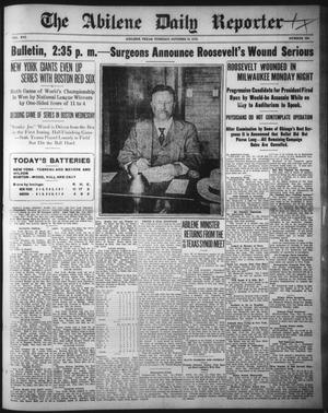 The Abilene Daily Reporter (Abilene, Tex.), Vol. 16, No. 250, Ed. 1 Tuesday, October 15, 1912
