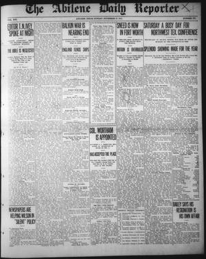 The Abilene Daily Reporter (Abilene, Tex.), Vol. 16, No. 272, Ed. 1 Sunday, November 10, 1912