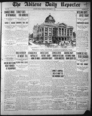 The Abilene Daily Reporter (Abilene, Tex.), Vol. 16, No. 276, Ed. 1 Thursday, November 14, 1912