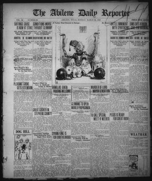 The Abilene Daily Reporter (Abilene, Tex.), Vol. 33, No. 84, Ed. 1 Monday, March 22, 1920