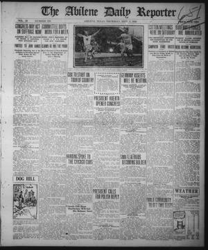 The Abilene Daily Reporter (Abilene, Tex.), Vol. 33, No. 235, Ed. 1 Thursday, September 2, 1920