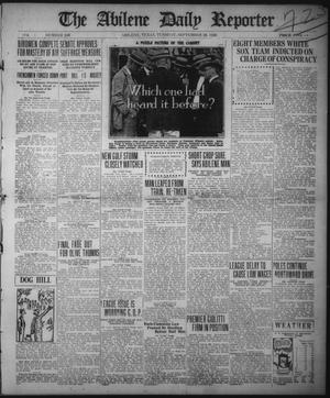 The Abilene Daily Reporter (Abilene, Tex.), Vol. 33, No. 258, Ed. 1 Tuesday, September 28, 1920