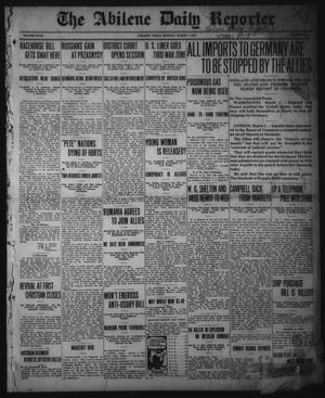 The Abilene Daily Reporter (Abilene, Tex.), Vol. 18, No. 307, Ed. 1 Monday, March 1, 1915