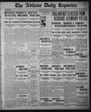 The Abilene Daily Reporter (Abilene, Tex.), Vol. 18, No. 309, Ed. 1 Wednesday, March 3, 1915