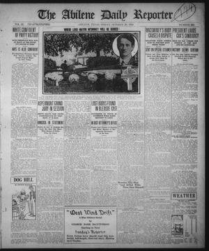 The Abilene Daily Reporter (Abilene, Tex.), Vol. 33, No. 286, Ed. 1 Friday, October 29, 1920