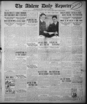 The Abilene Daily Reporter (Abilene, Tex.), Vol. 33, No. 307, Ed. 1 Sunday, November 21, 1920