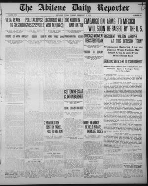 The Abilene Daily Reporter (Abilene, Tex.), Vol. 17, No. 283, Ed. 1 Tuesday, February 3, 1914
