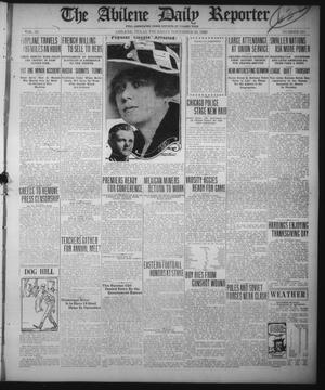 The Abilene Daily Reporter (Abilene, Tex.), Vol. 33, No. 311, Ed. 1 Thursday, November 25, 1920