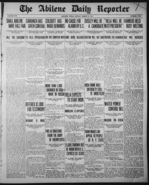 The Abilene Daily Reporter (Abilene, Tex.), Vol. 18, No. 5, Ed. 1 Sunday, March 15, 1914