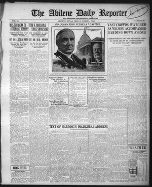 The Abilene Daily Reporter (Abilene, Tex.), Vol. 34, No. 86, Ed. 1 Friday, March 4, 1921