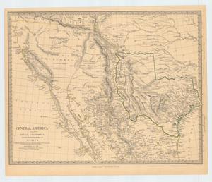 "Central America:  II. Including Texas, California and the northern states of Mexico"