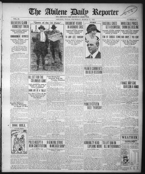 The Abilene Daily Reporter (Abilene, Tex.), Vol. 34, No. 93, Ed. 1 Thursday, March 17, 1921