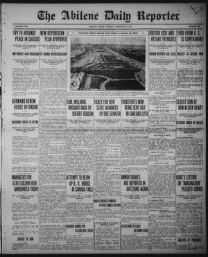 The Abilene Daily Reporter (Abilene, Tex.), Vol. 18, No. 284, Ed. 1 Tuesday, February 2, 1915