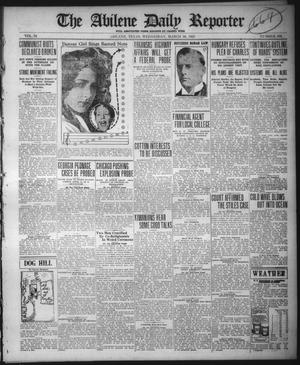 The Abilene Daily Reporter (Abilene, Tex.), Vol. 34, No. 100, Ed. 1 Wednesday, March 30, 1921