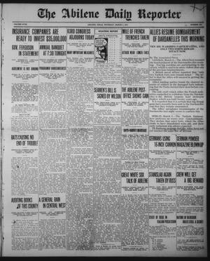The Abilene Daily Reporter (Abilene, Tex.), Vol. 18, No. 310, Ed. 1 Thursday, March 4, 1915
