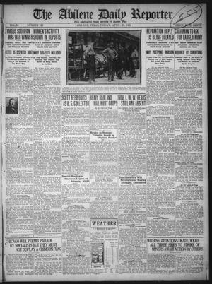 The Abilene Daily Reporter (Abilene, Tex.), Vol. 34, No. 125, Ed. 1 Friday, April 29, 1921