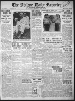 The Abilene Daily Reporter (Abilene, Tex.), Vol. 34, No. 230, Ed. 1 Thursday, September 22, 1921