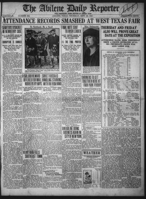 The Abilene Daily Reporter (Abilene, Tex.), Vol. 34, No. 234, Ed. 1 Thursday, September 29, 1921