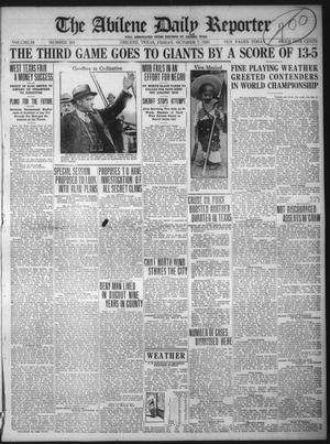 The Abilene Daily Reporter (Abilene, Tex.), Vol. 34, No. 241, Ed. 1 Friday, October 7, 1921