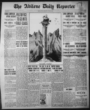 The Abilene Daily Reporter (Abilene, Tex.), Vol. 20, No. 21, Ed. 1 Thursday, March 30, 1916