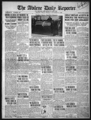 The Abilene Daily Reporter (Abilene, Tex.), Vol. 34, No. 267, Ed. 1 Monday, November 14, 1921